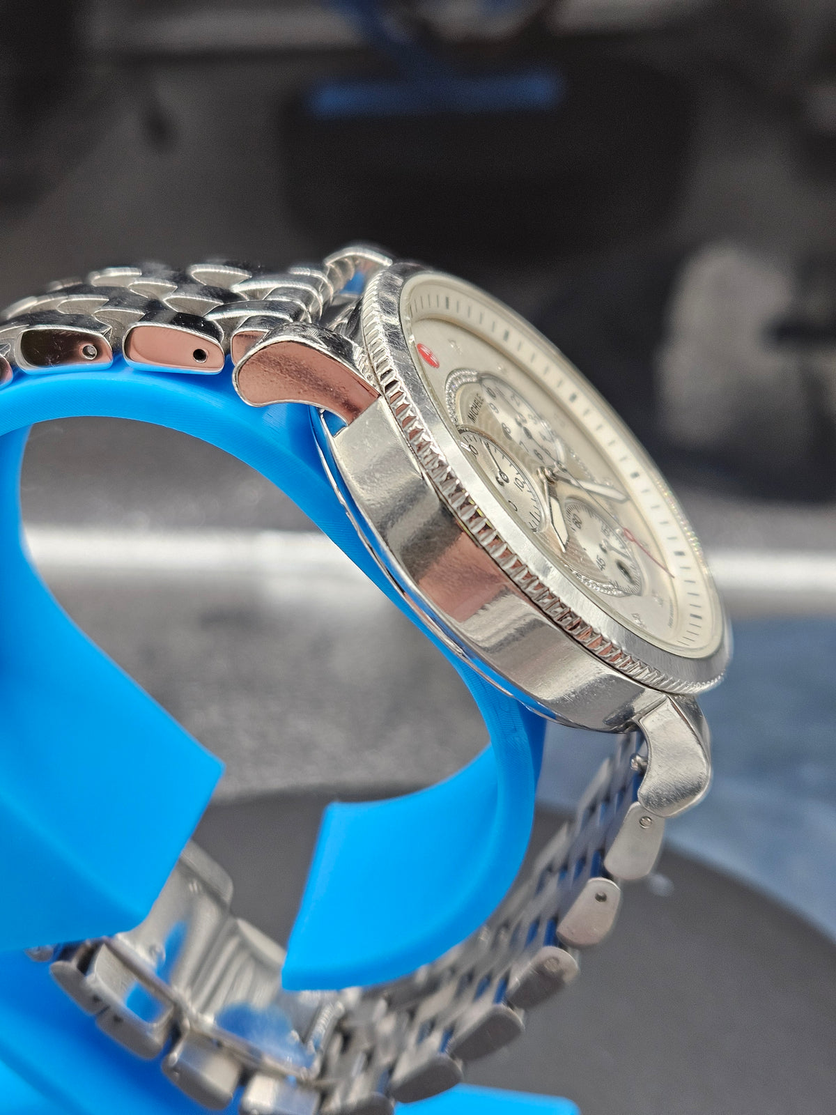 Vintage Michele Swiss quartz chronograph