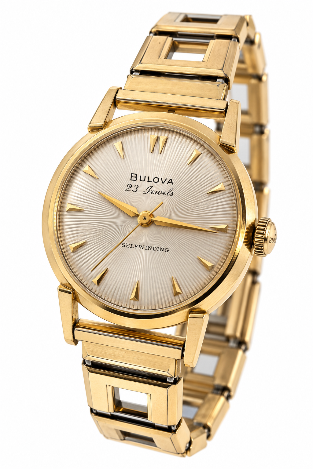 Pre-Owned Mens Bulova watch 14k gold