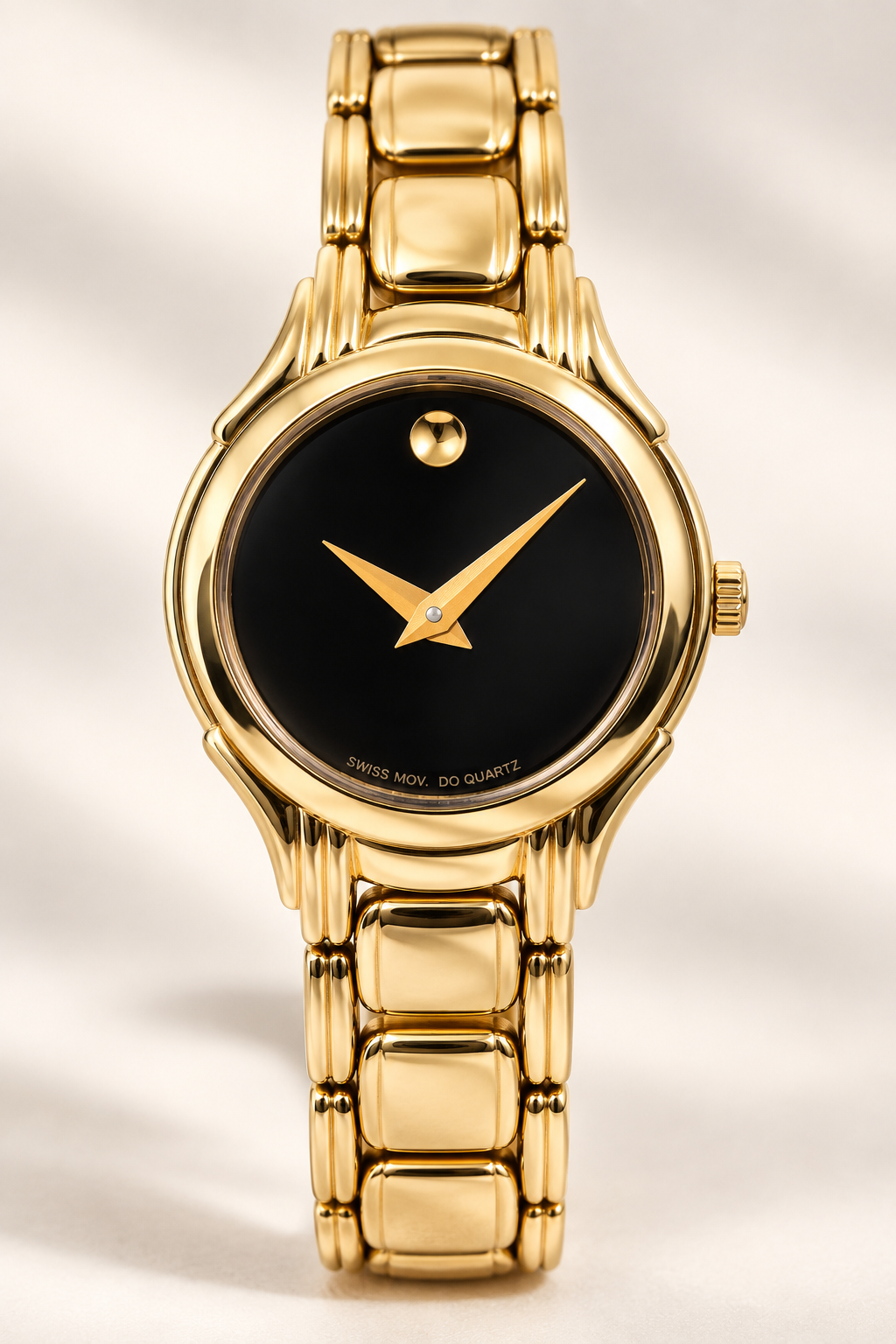 14 Karat Yellow Gold Ladies Movado Classic Museum Watch
