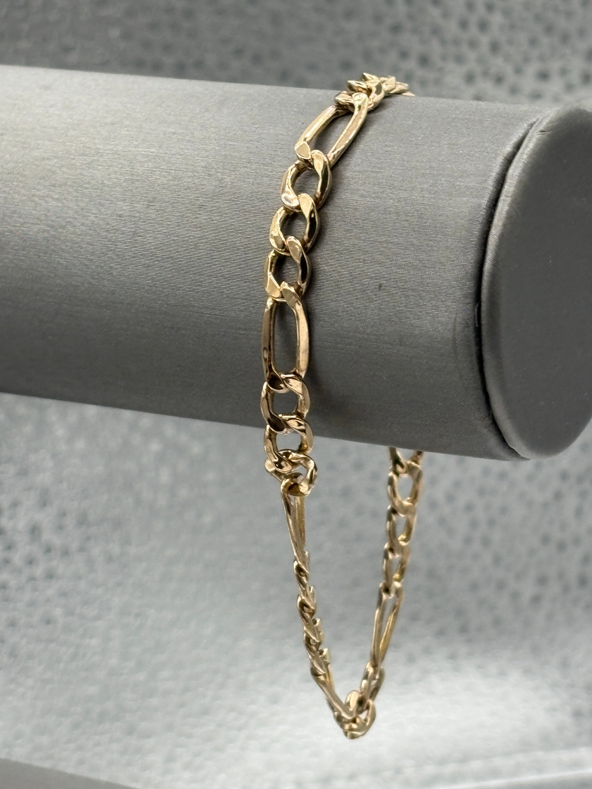 View two of Ladies/Gents 14 Karat Yellow Gold Figero Bracelet
