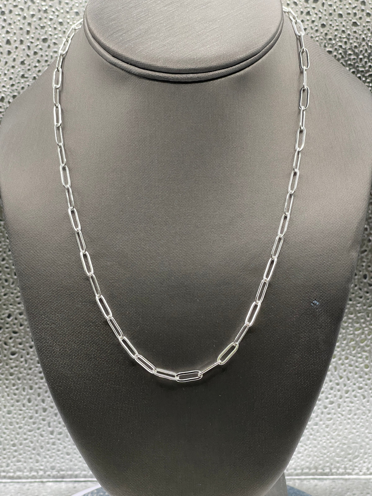 Sterling Silver Paper Clip Chain