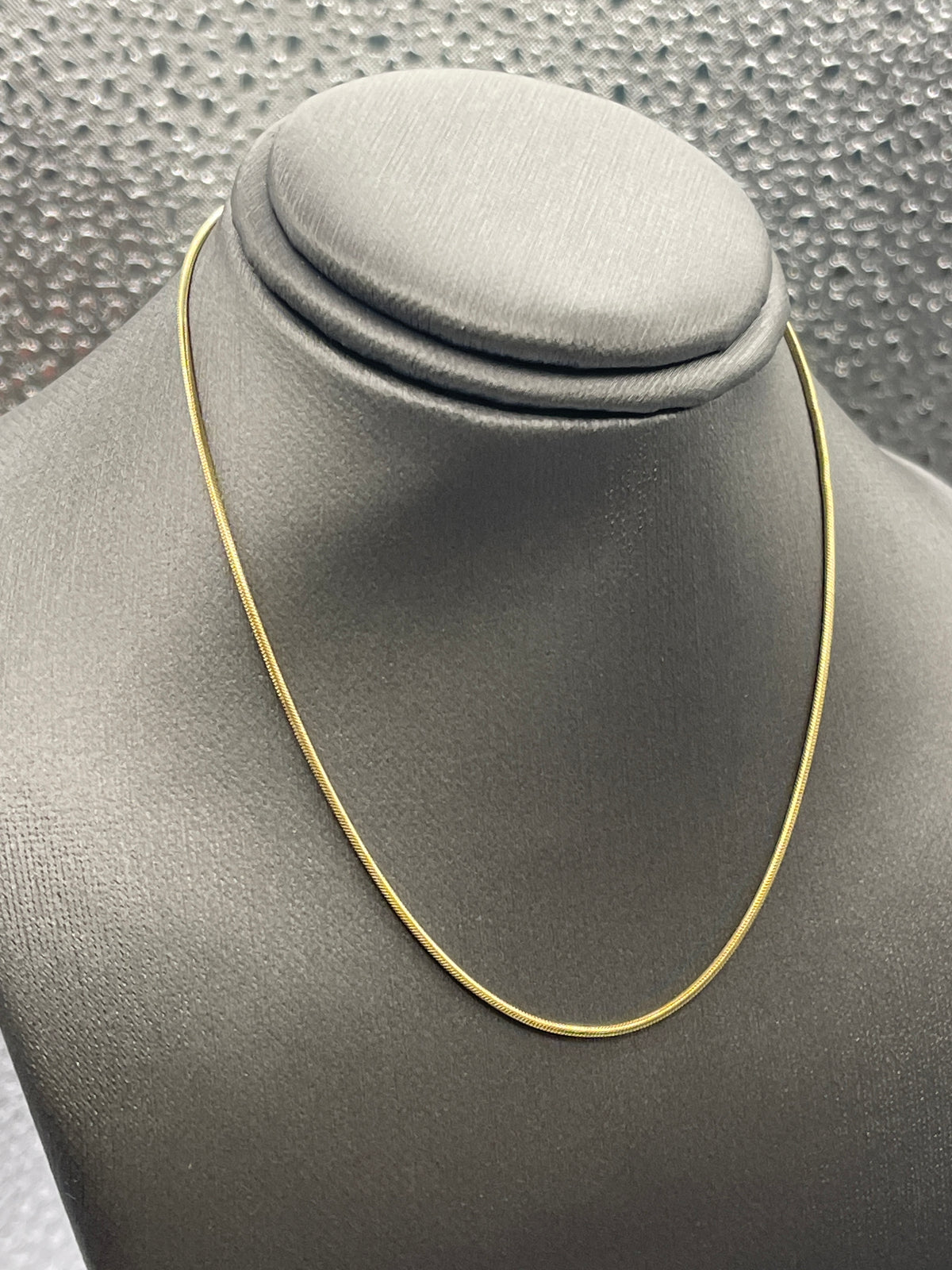 Ladies 14 Karat Yellow Gold Snake Chain Ankle Bracelet