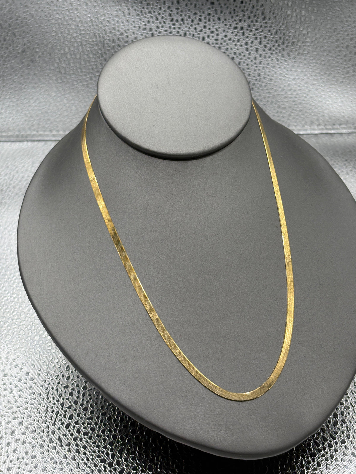 Ladies / Gents 14 Karat Yellow Gold Two Sided Herringbone Chain