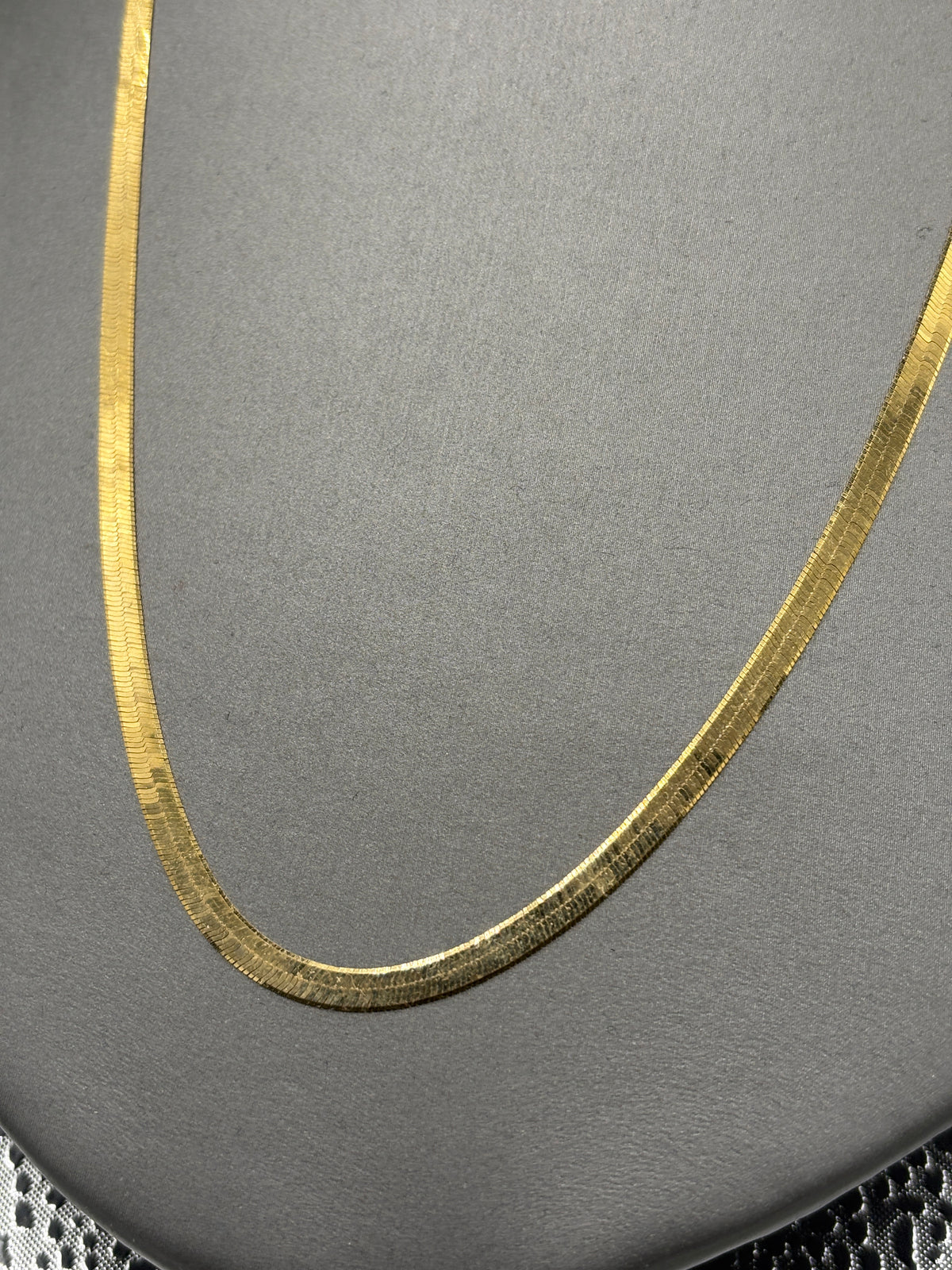 Ladies / Gents 14 Karat Yellow Gold Two Sided Herringbone Chain