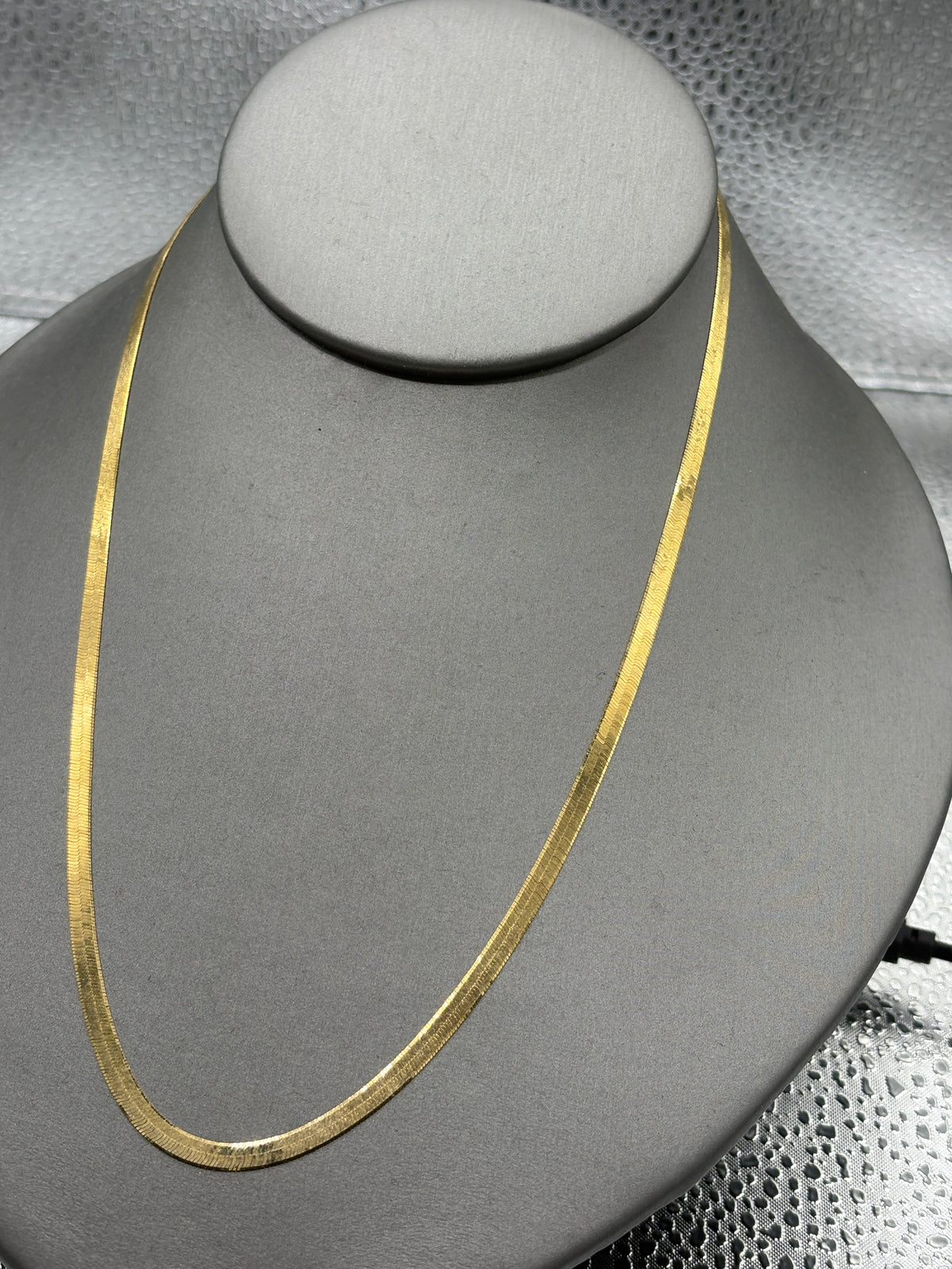 Ladies / Gents 14 Karat Yellow Gold Two Sided Herringbone Chain