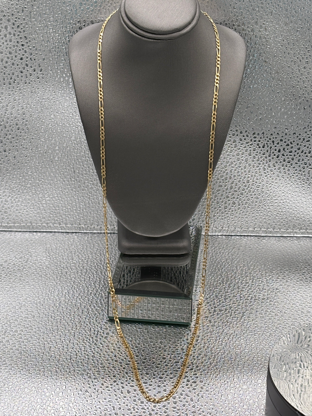 Ladies / Gents 14 Karat Yellow Gold Solid Figeroe Link Chain