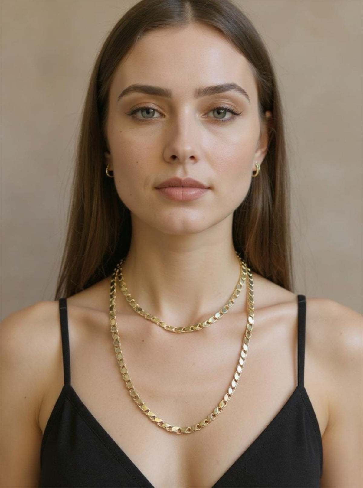 Ladies/Gents 14 Karat Yellow Gold Snail Link Chain