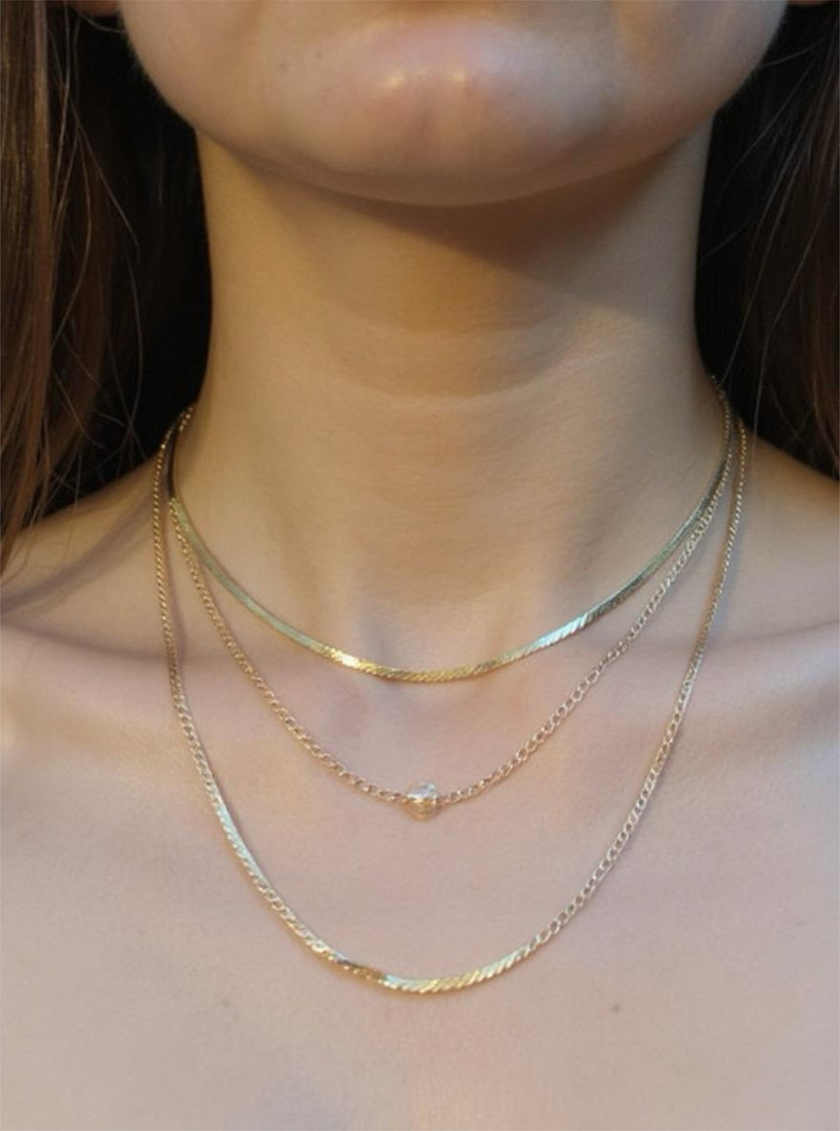 Ladies Vintage 14 Karat Yellow Gold Double S Link Chain