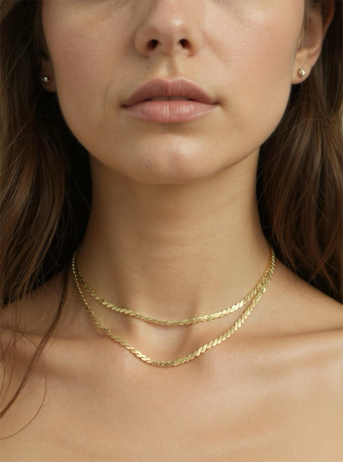 Ladies Vintage 14 Karat Yellow Gold Double S Link Chain