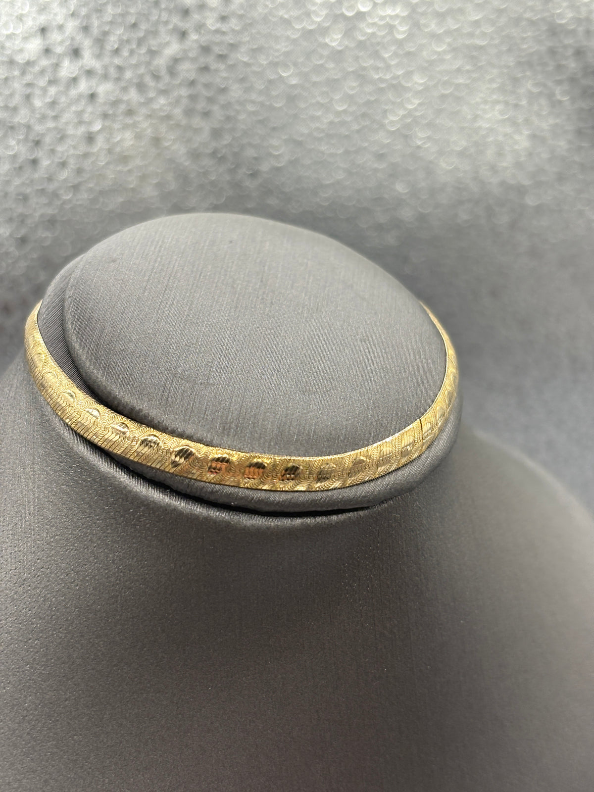 14 Karat Yellow Gold Ladies Snake Swirl Bracelet