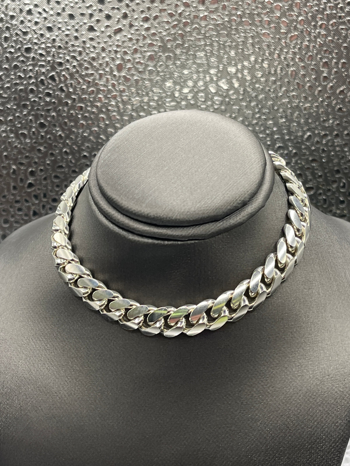 Ladies or Gents Solid Sterling Silver Cuban Link Bracelet