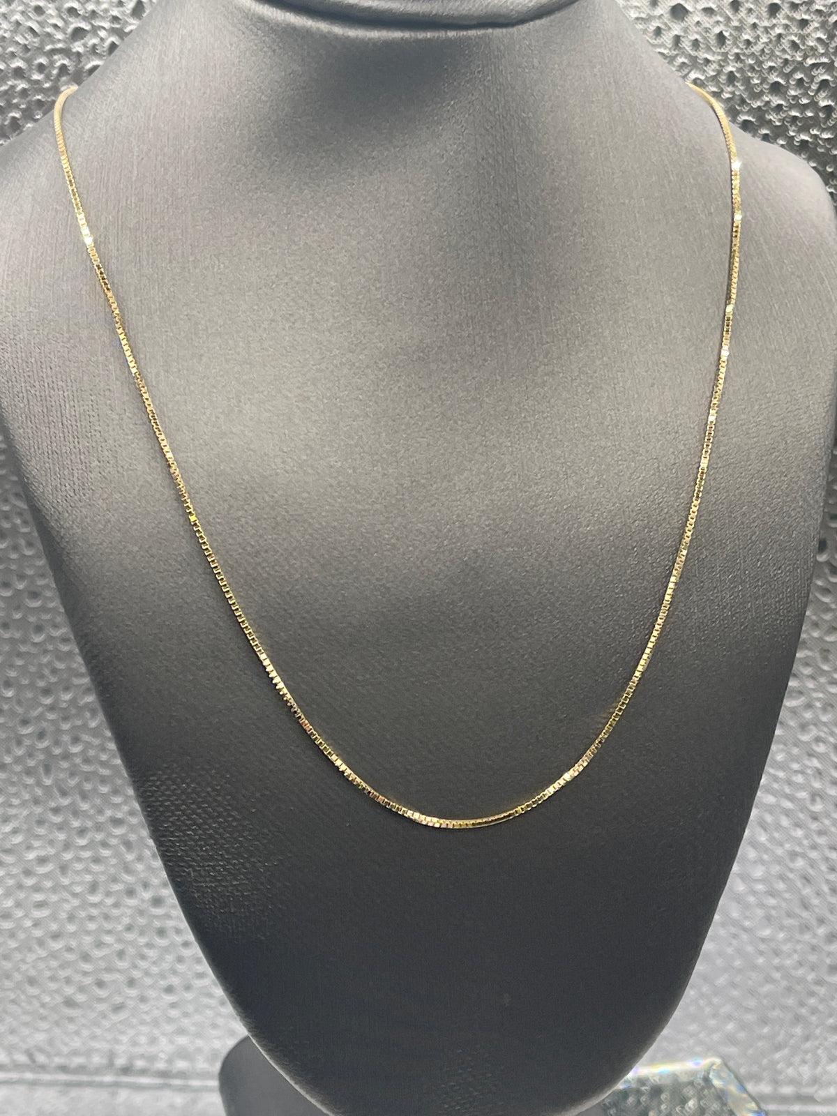 Ladies 14 Karat Solid Yellow Gold Box Chain