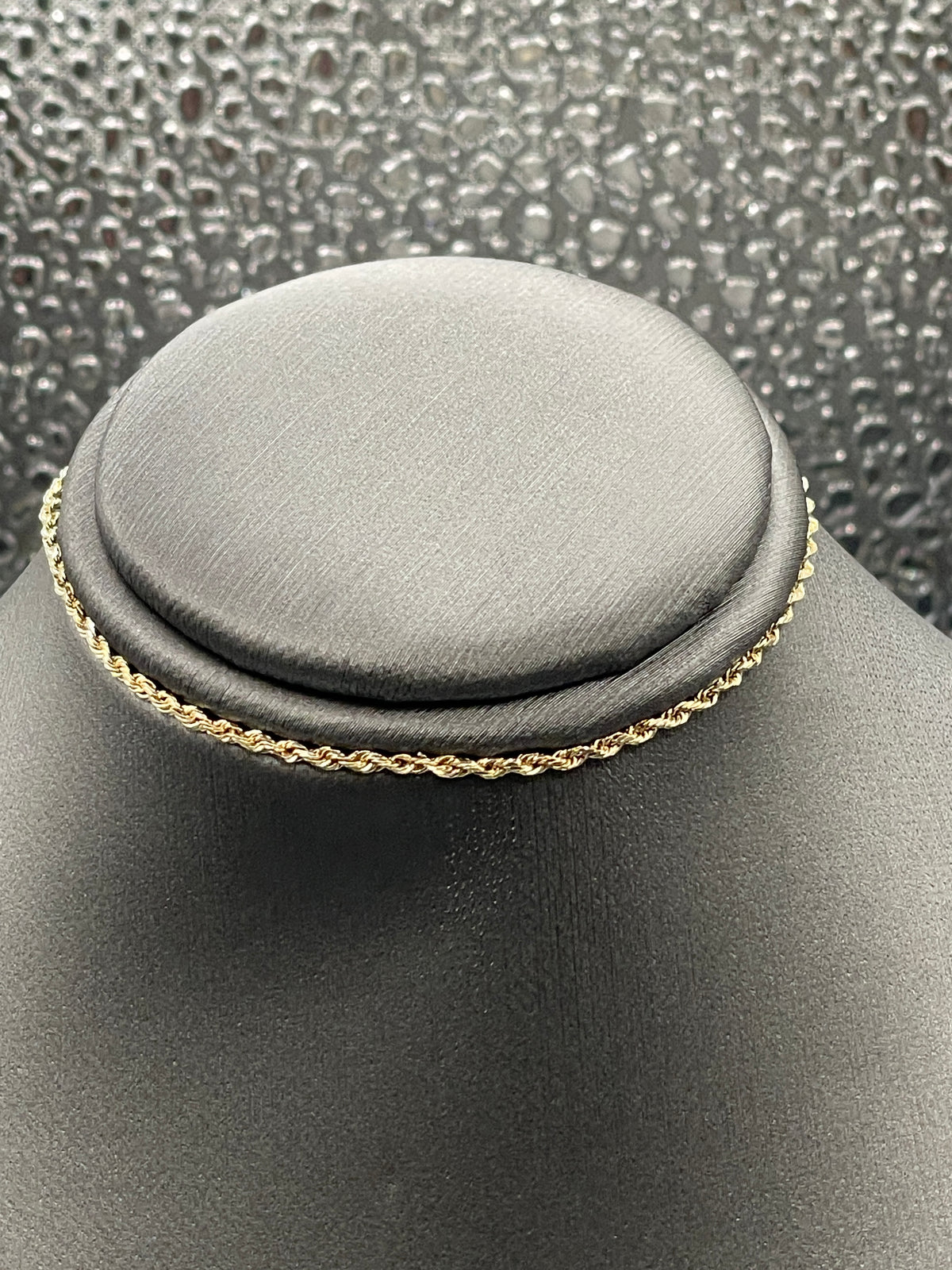 View one of Ladies 14 Karat Solid Yellow Gold Rope Bracelet