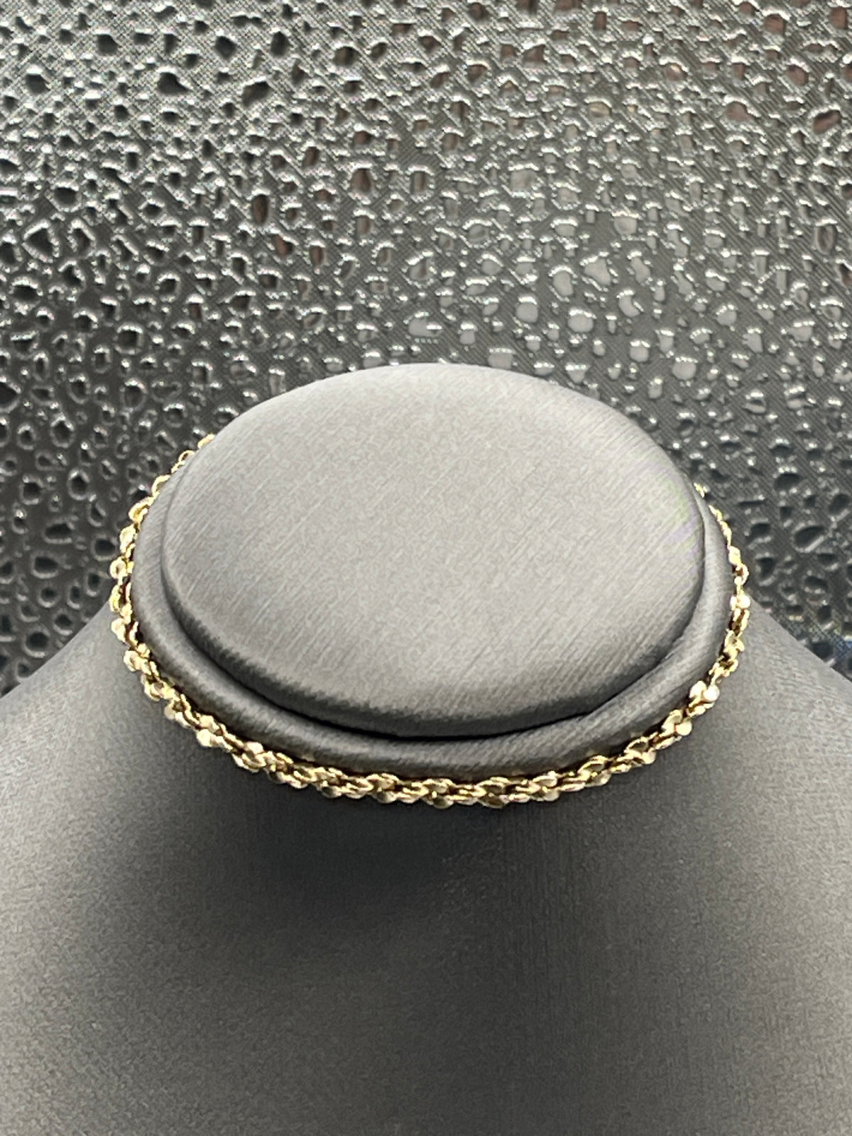 Ladies 14 Karat Solid Yellow Gold Twisted Serpentine Bracelet