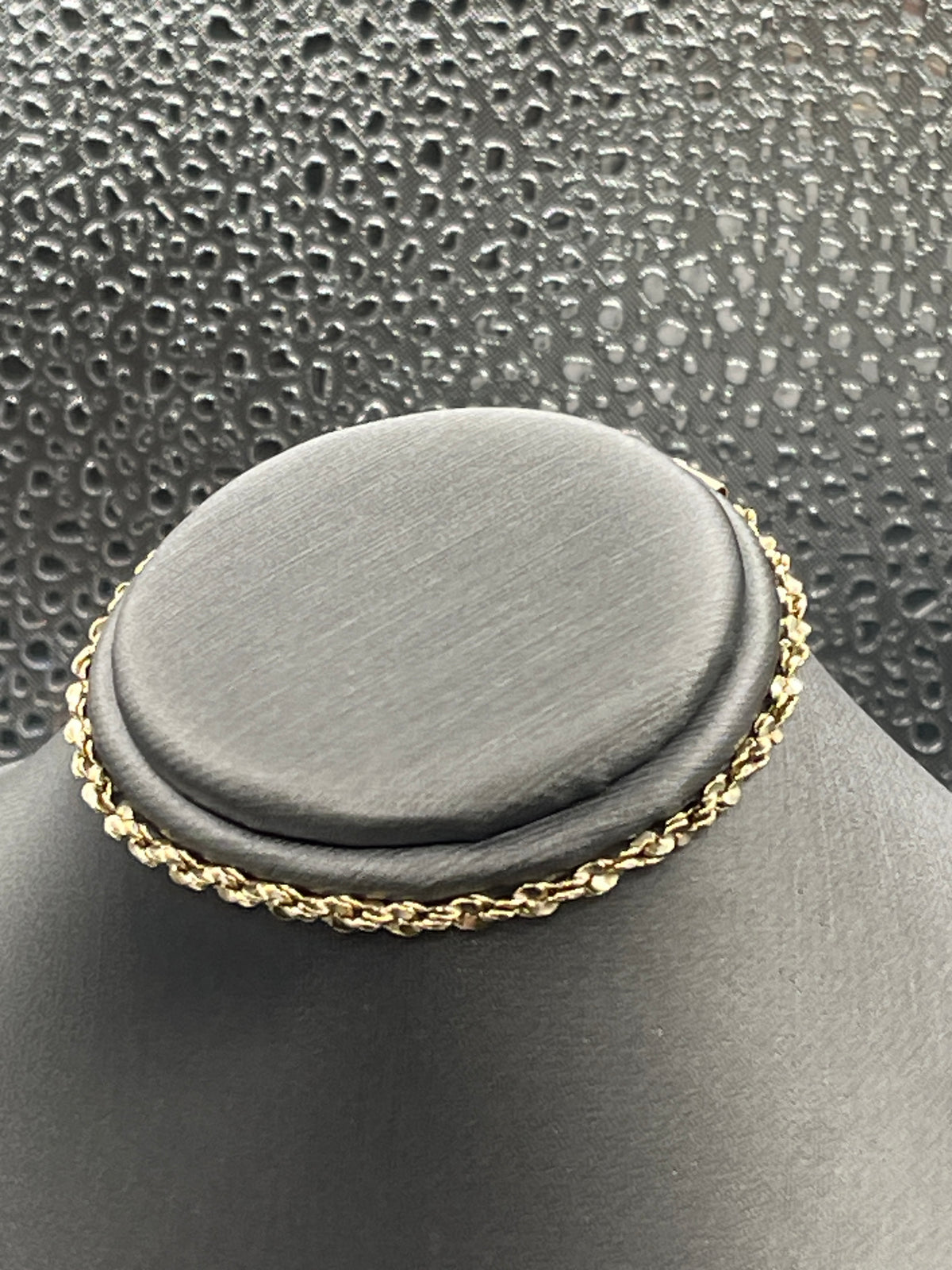 Ladies 14 Karat Solid Yellow Gold Twisted Serpentine Bracelet