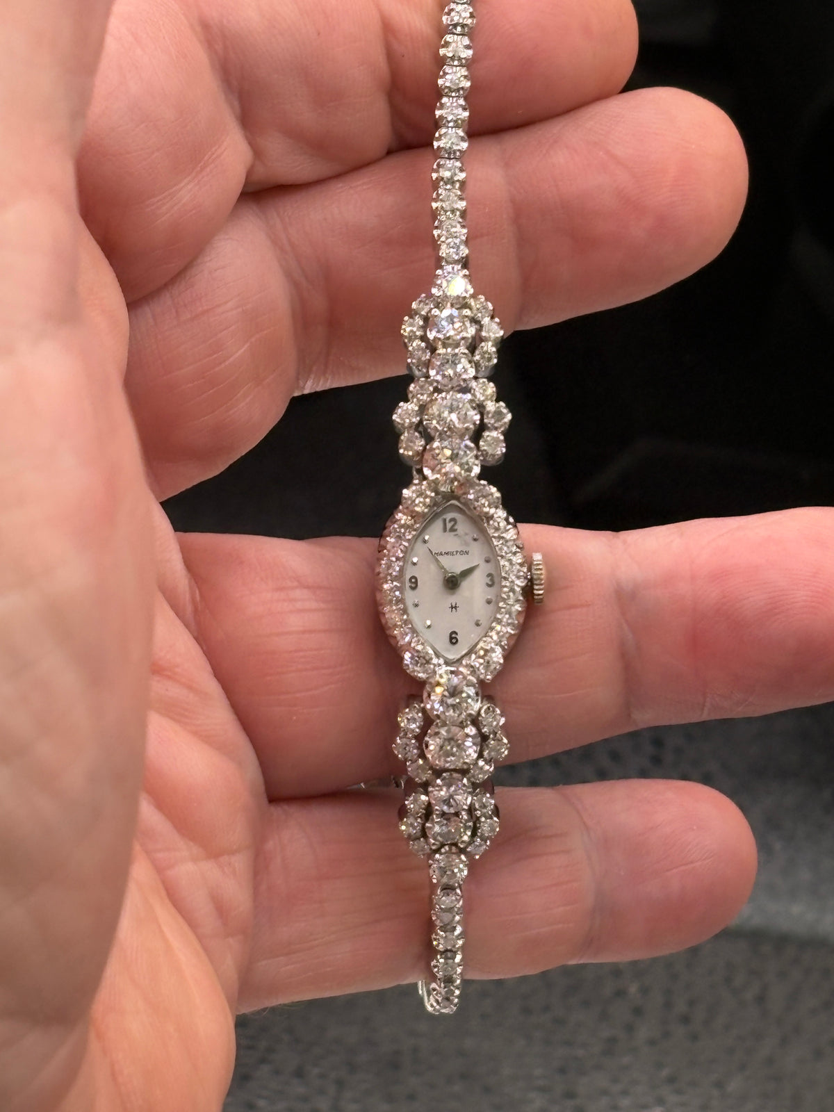 Antique Hamilton Women’s Diamond Cocktail Watch