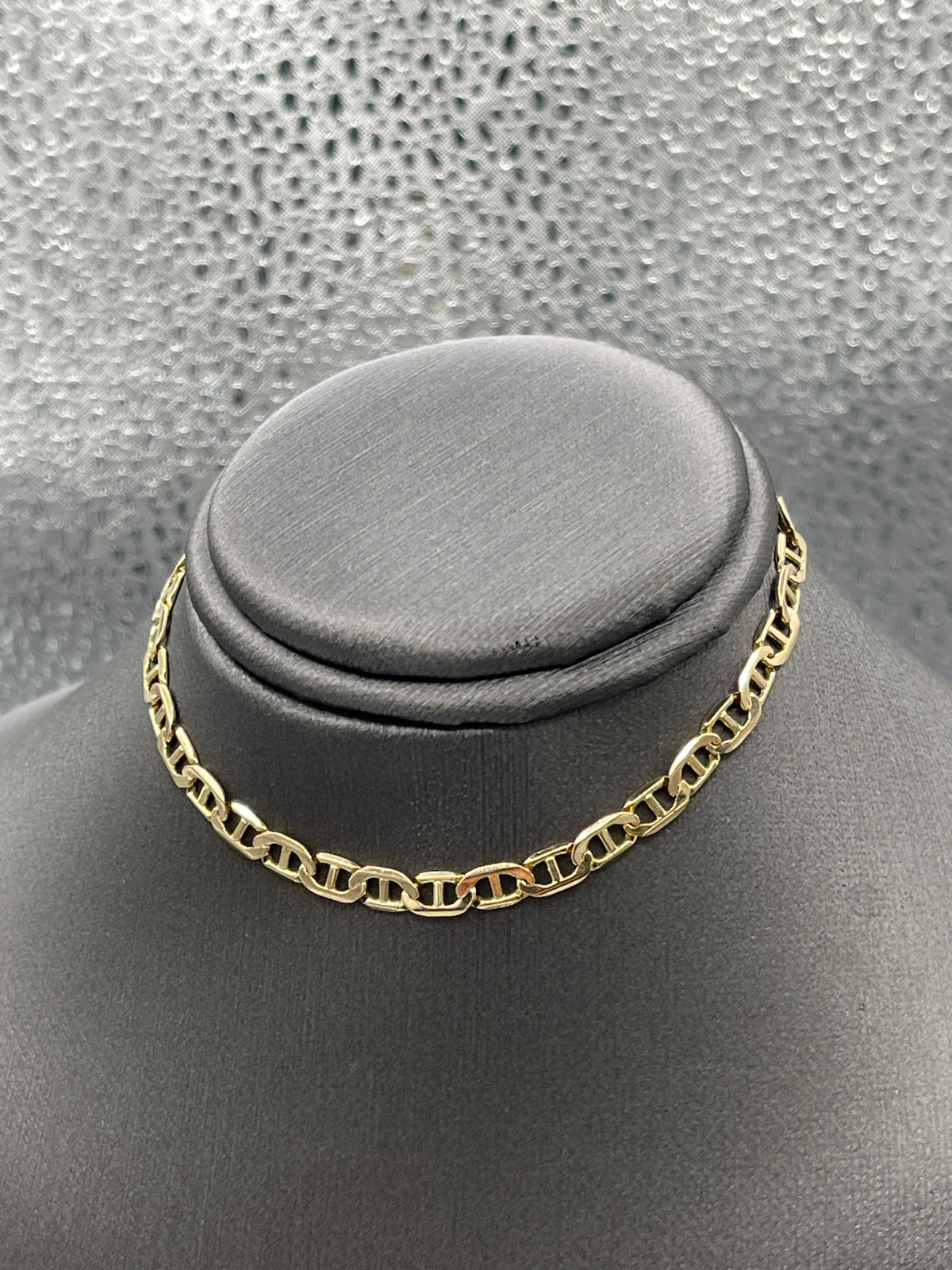 Ladies/ Mens 14 Karat Solid Yellow Gold Anchor Link Bracelet