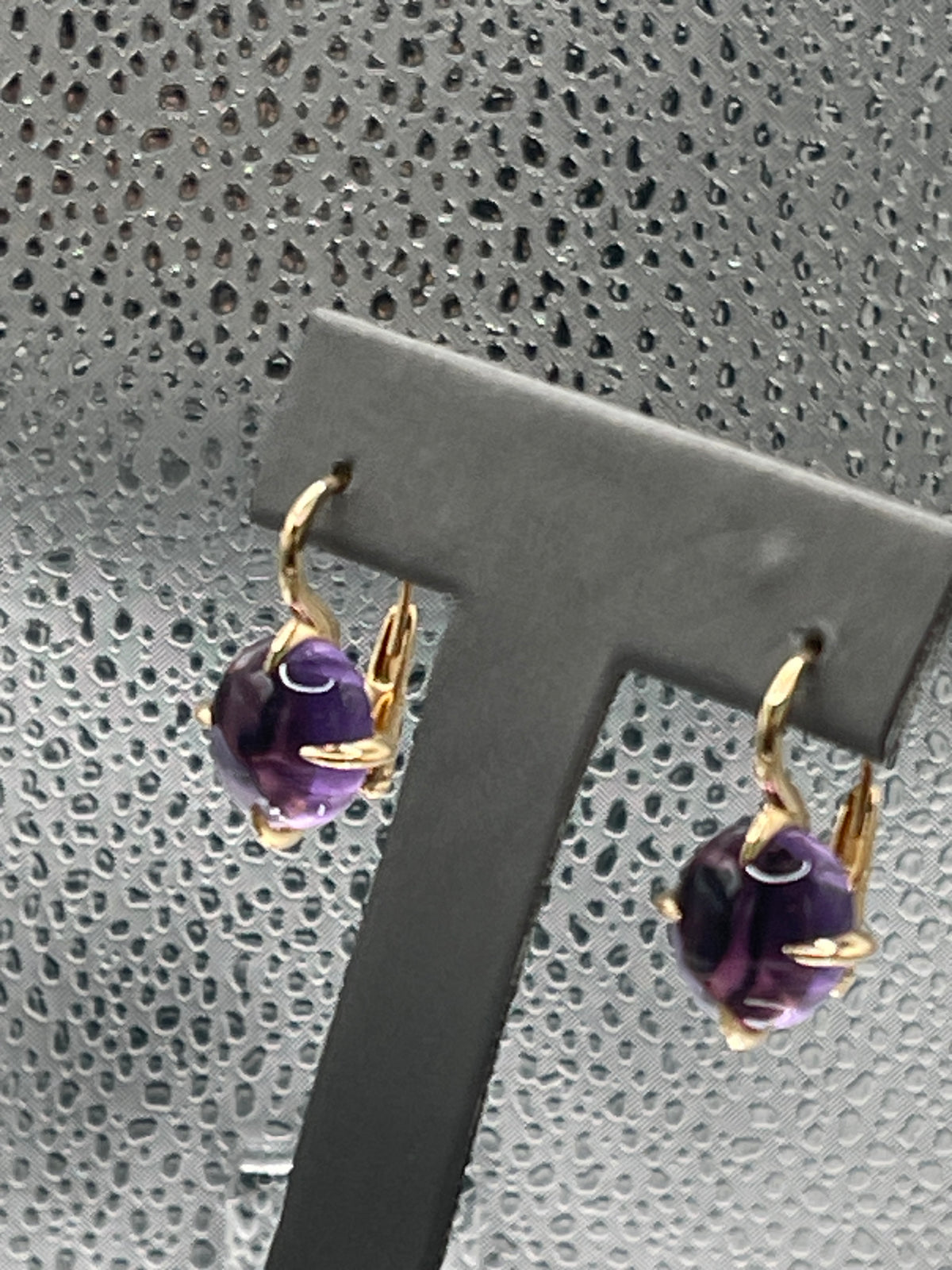 Pomellato 18 Karat Rose Gold 16.60 Carats Amethyst Drop Earrings