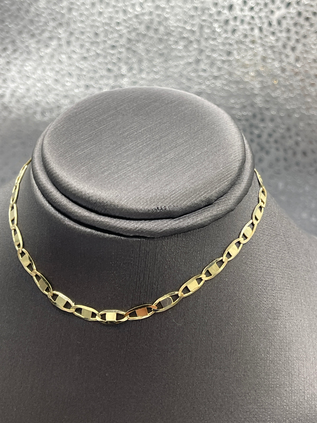 Ladies / Mens 18 Karat Yellow Gold Solid Center Anchor Link Bracelet
