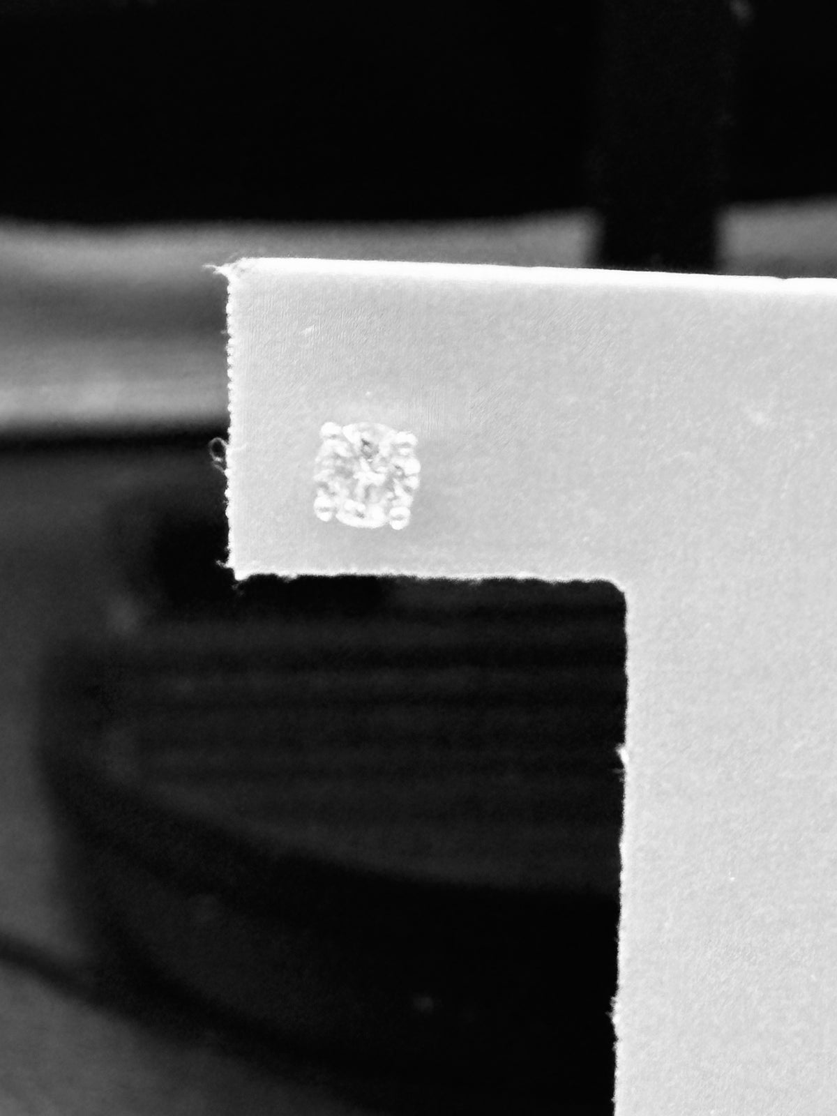14 Karat White Gold Diamond Stud Screwback Earrings