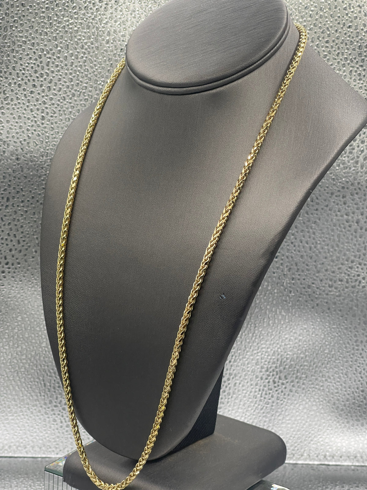 Ladies/ Gents 14 Karat Yellow Gold Round Foxtail Link Chain