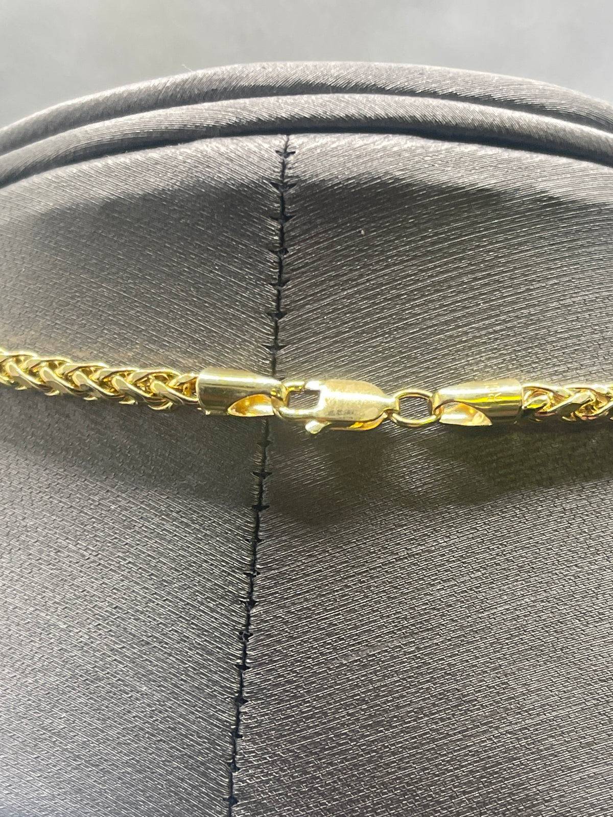 Ladies/ Gents 14 Karat Yellow Gold Round Foxtail Link Chain
