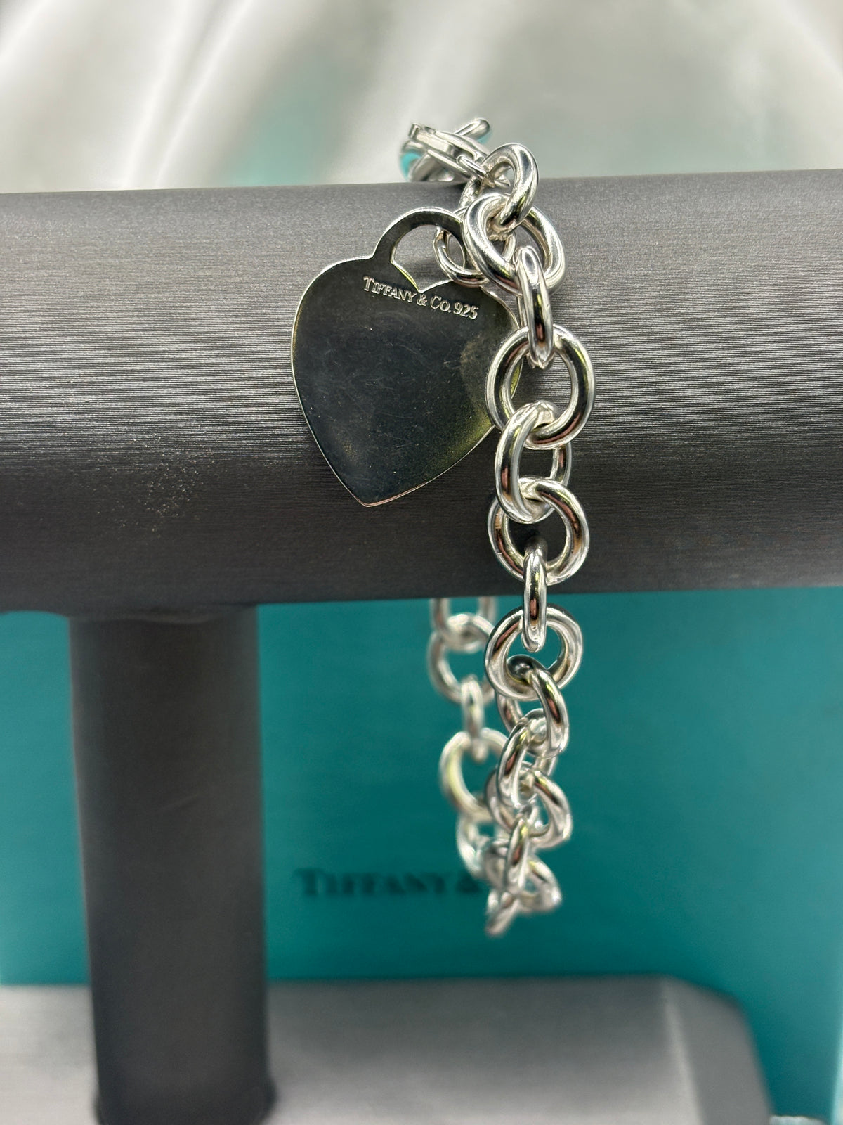 Tiffany & Company Sterling Silver Heart Bracelet