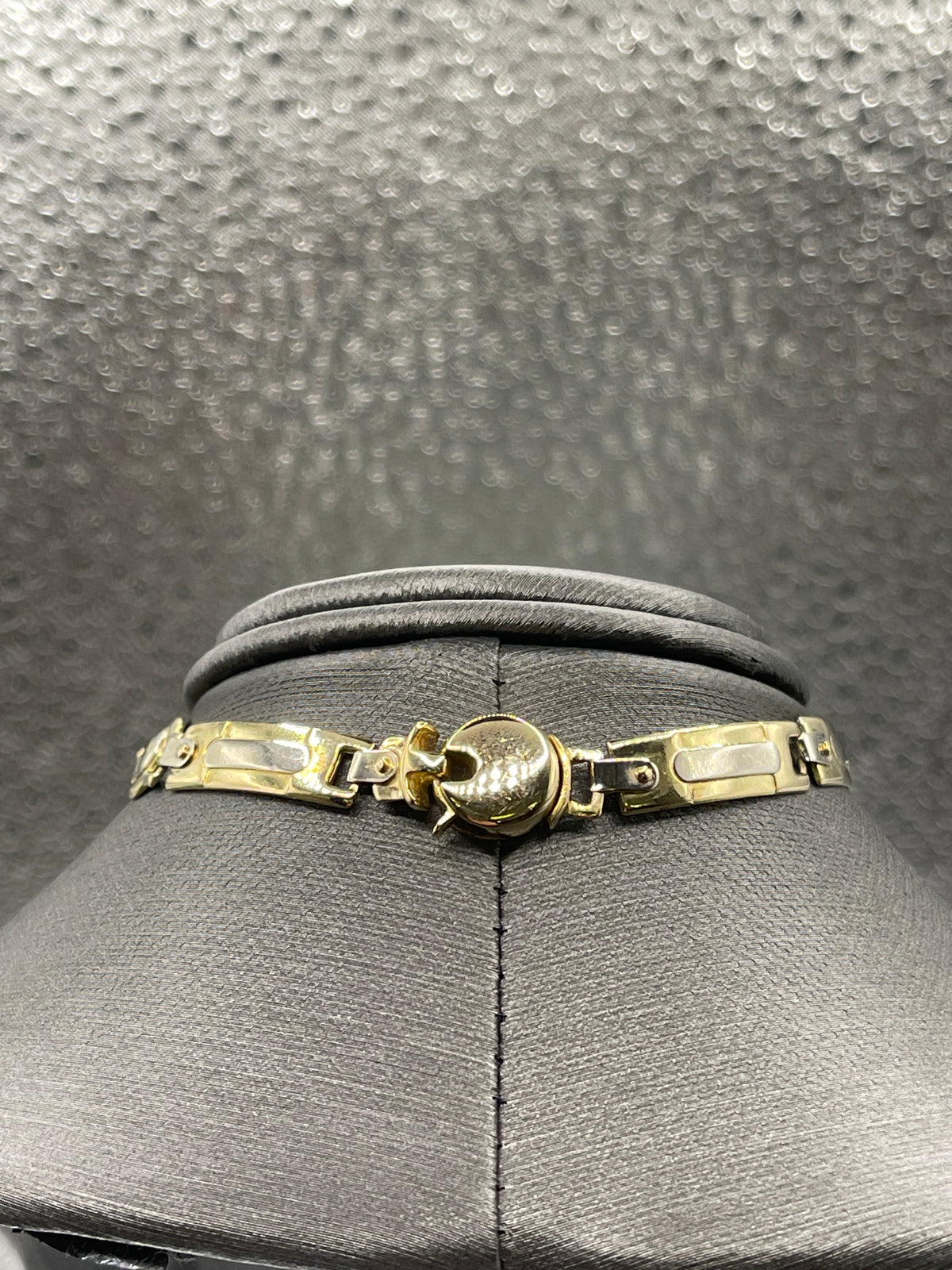 Ladies Fancy 18 Karat Yellow & White Gold Italian Gift Bracelet
