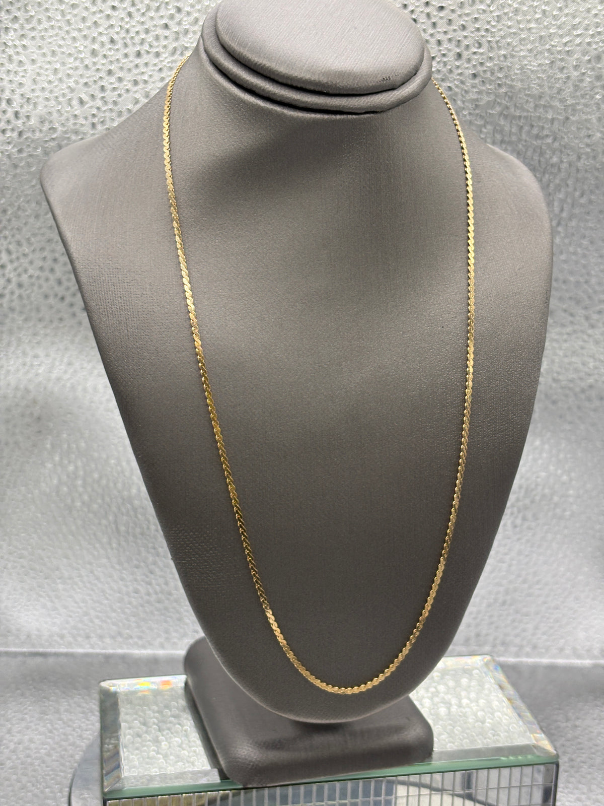 Ladies 14 Karat Yellow Gold Double Serpentine Chain