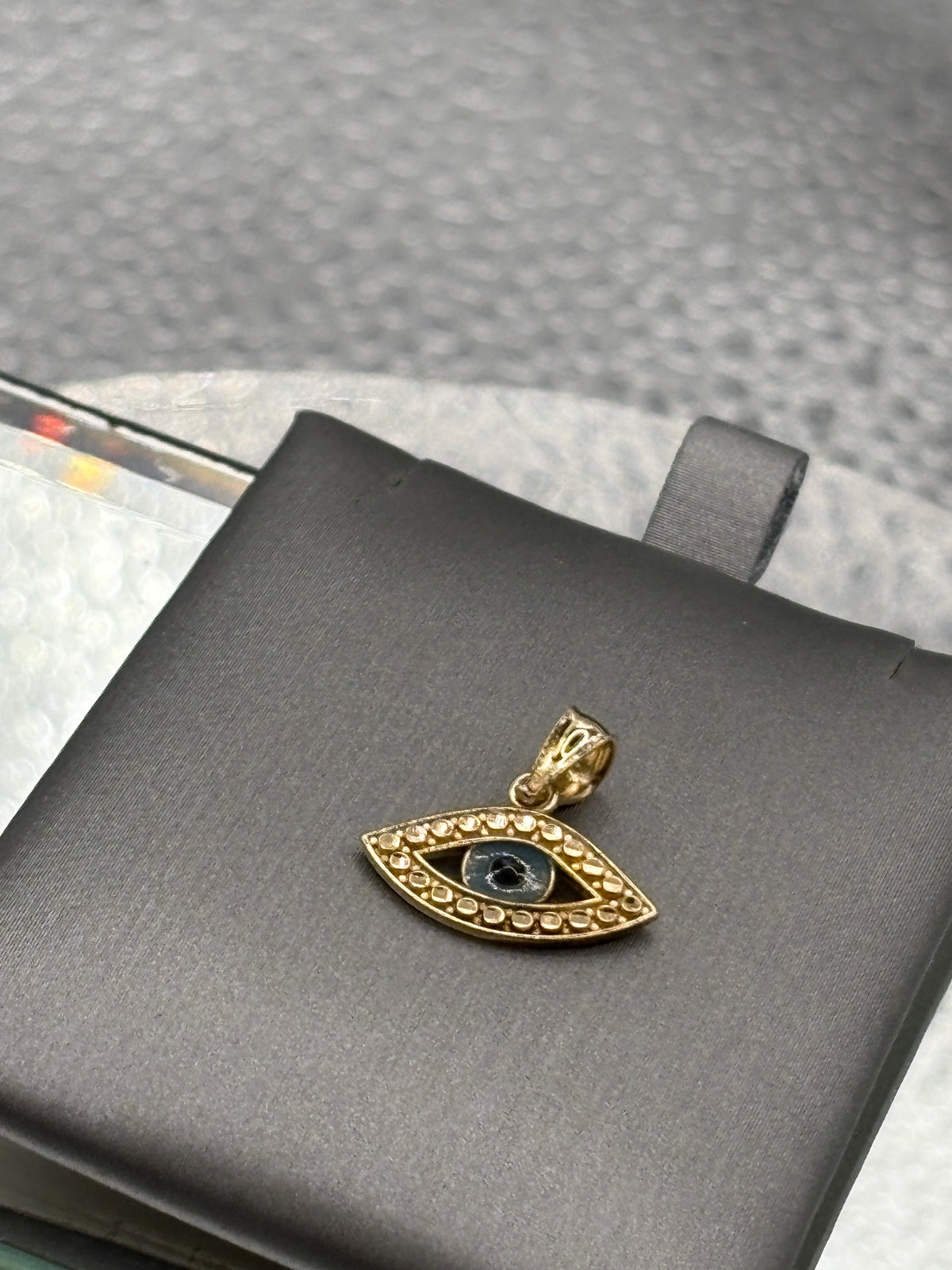 Vintage 14 Karat Yellow Gold All Seeing Eye Pendant