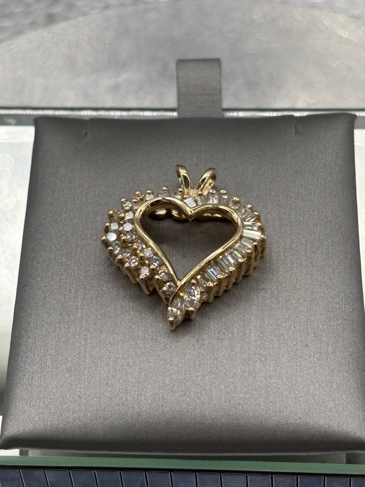 Ladies Gorgeous Multi Shape Diamond Heart Pendant