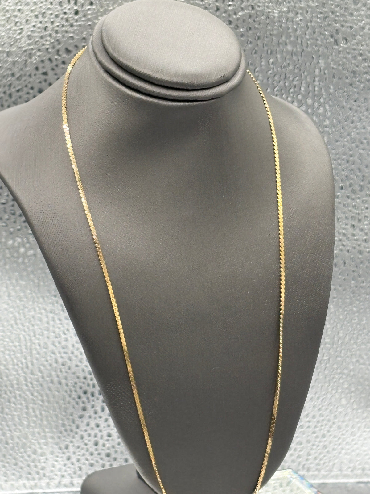 Ladies Vintage 14 Karat Yellow Gold Double Serpentine Chain