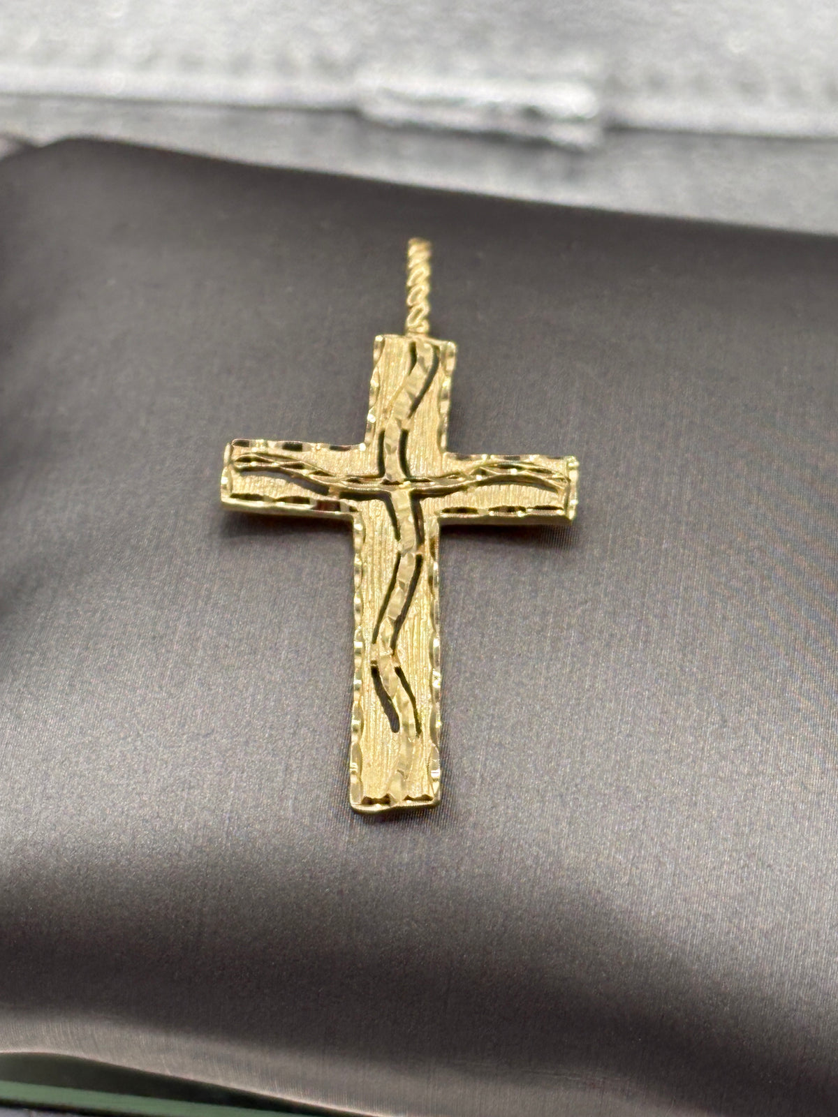 View one of Ladies / Gents 14 Karat Yellow Gold Cross Pendant