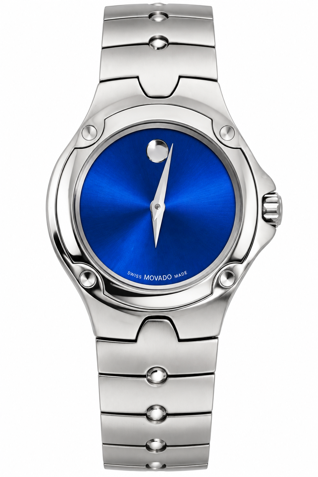 Vintage Movado SE Sports Edition Women’s Watch – Stainless Steel with Blue Dial