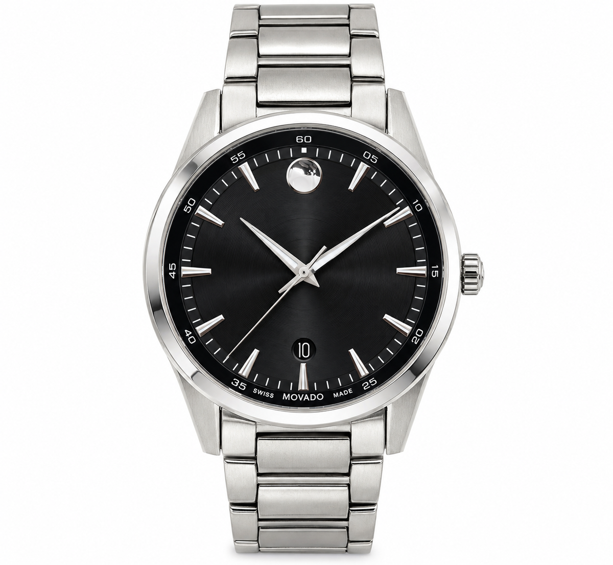 Vintage Movado Stratus mens quartz watch (model 0607243)