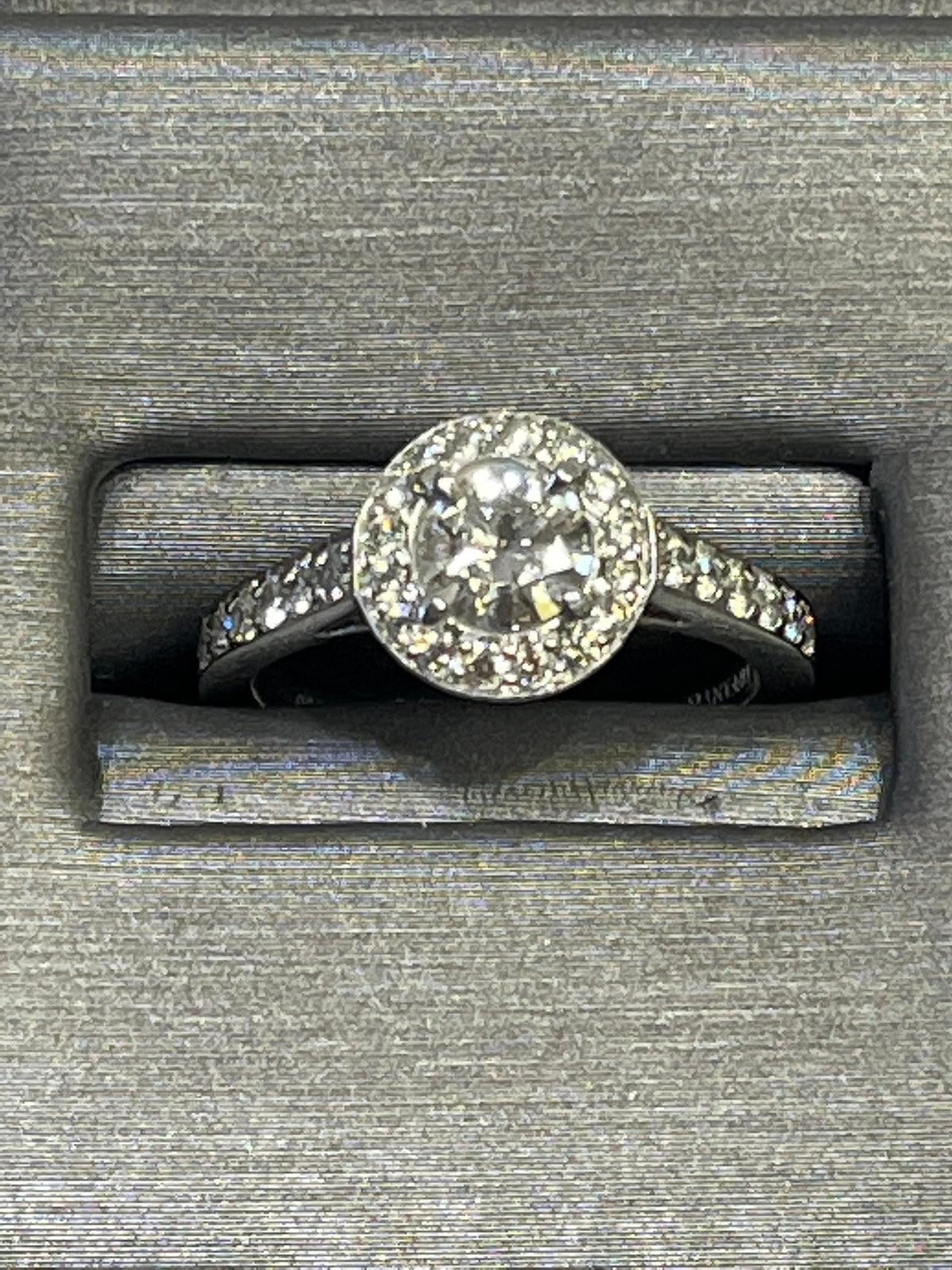 Tiffany & Co. Platinum Diamond Engagement Ring | 2.02 CT Halo Ring