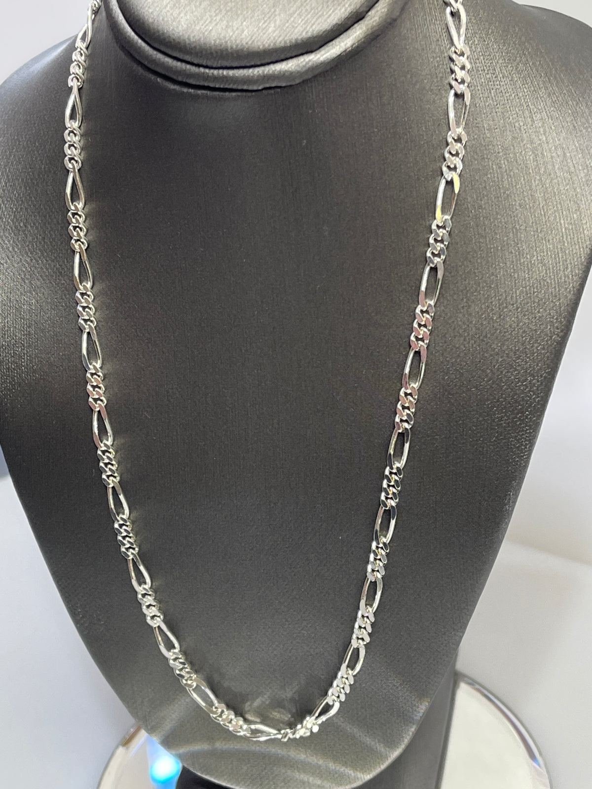 Sterling Silver .925 Figaro Style 16" Chain
