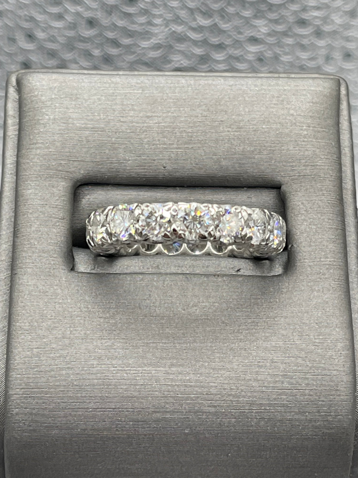 View one of Platinum Diamond Eternity Band 4.25 Carats TDW