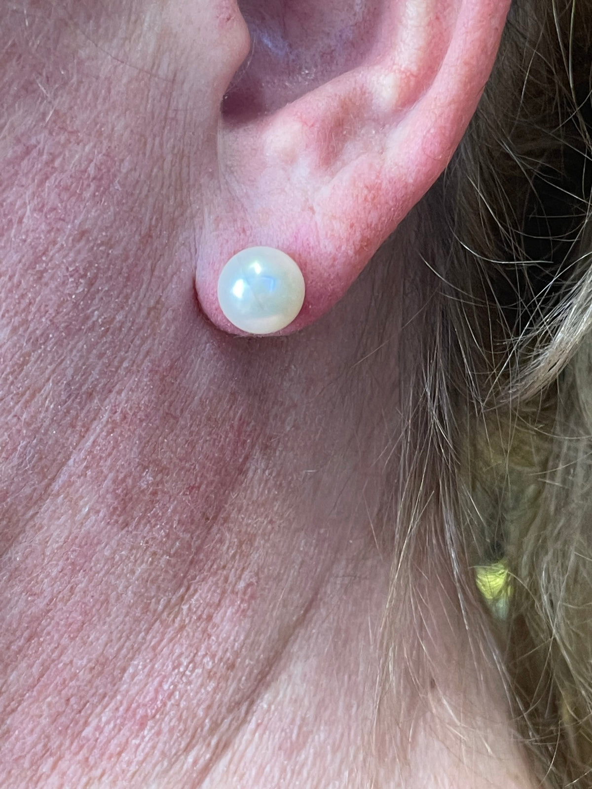 14K YELLOW GOLD PEARL STUD EARRINGS - Philadelphia Gold & Silver Exchange