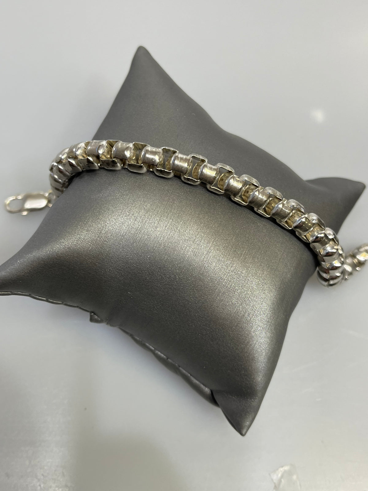 Sterling Silver .925 Open Foxtail Link Bracelet