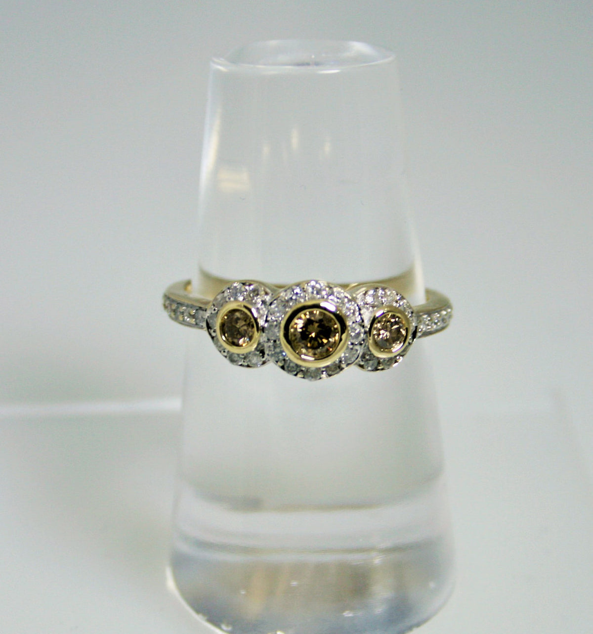 Yellow & White Diamond Ring 1 Carat TDW - Philadelphia Gold & Silver Exchange