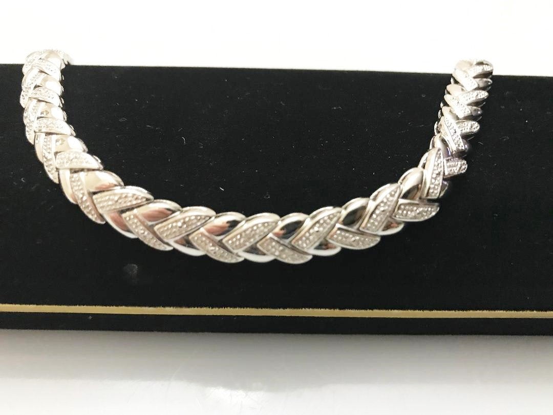 View two of Sterling Silver .925 Link Bracelet 7 3/4"