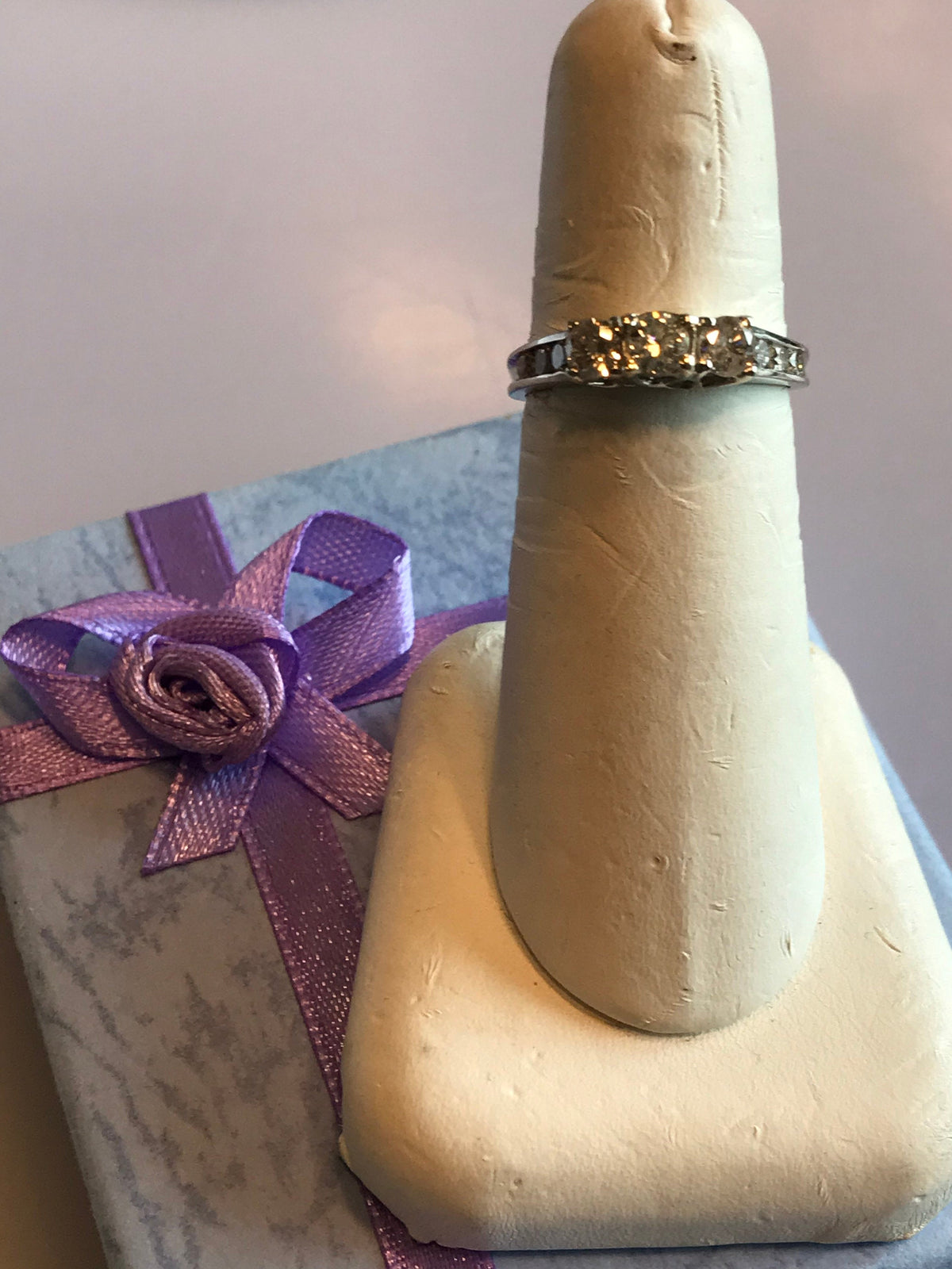 14KT Solid White Gold Diamond Engagement Ring - Philadelphia Gold & Silver Exchange