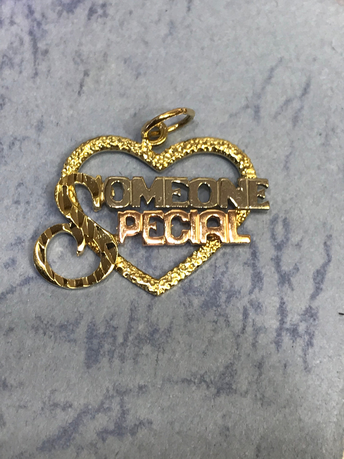 14K Tri-Color Gold Special Someone Charm - Philadelphia Gold & Silver Exchange