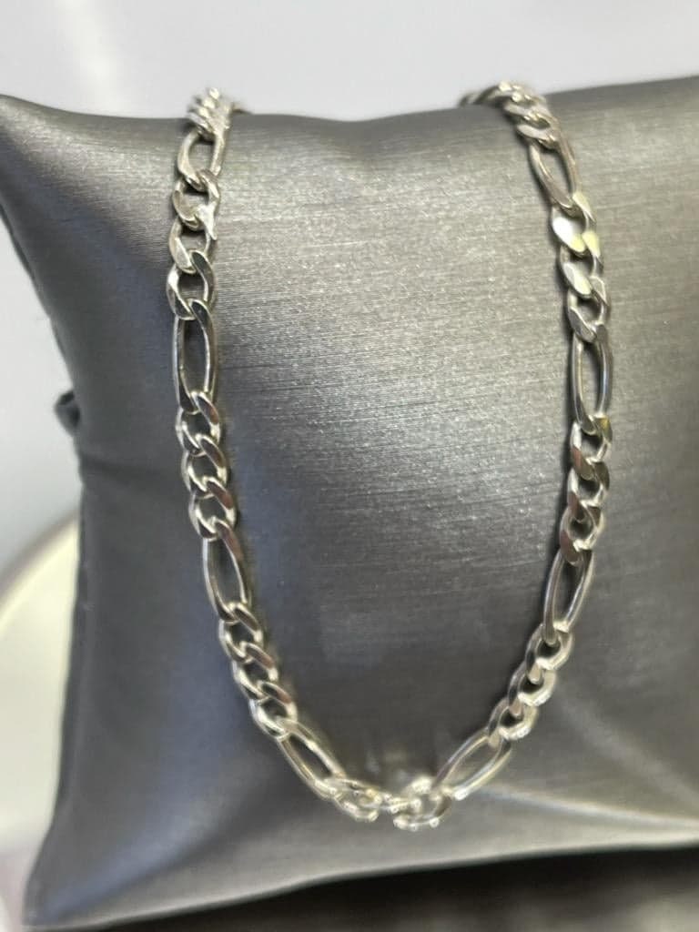 Sterling Silver Figaro Style Bracelet - Philadelphia Gold & Silver Exchange