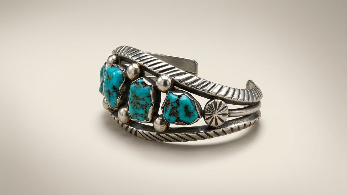 Sterling Silver Navajo Cuff bracelet