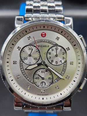 Vintage Michele Swiss quartz chronograph