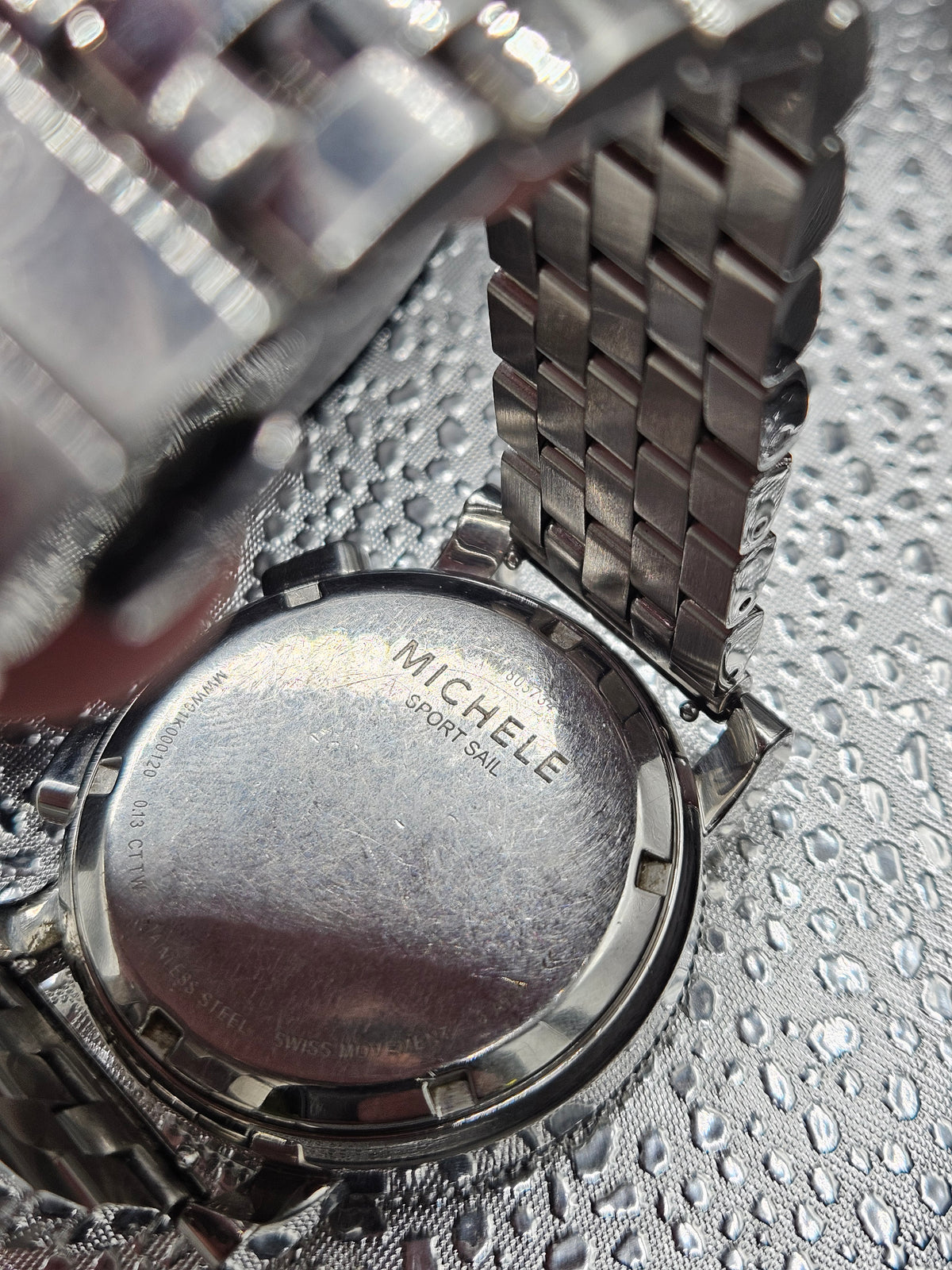 Vintage Michele Swiss quartz chronograph
