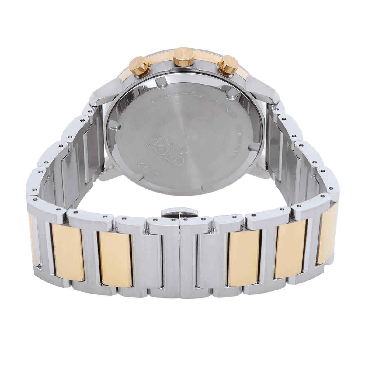 View five of Movado Bold Evolution Chronograph Quartz Silver Dial Two-Tone Men’s Watch