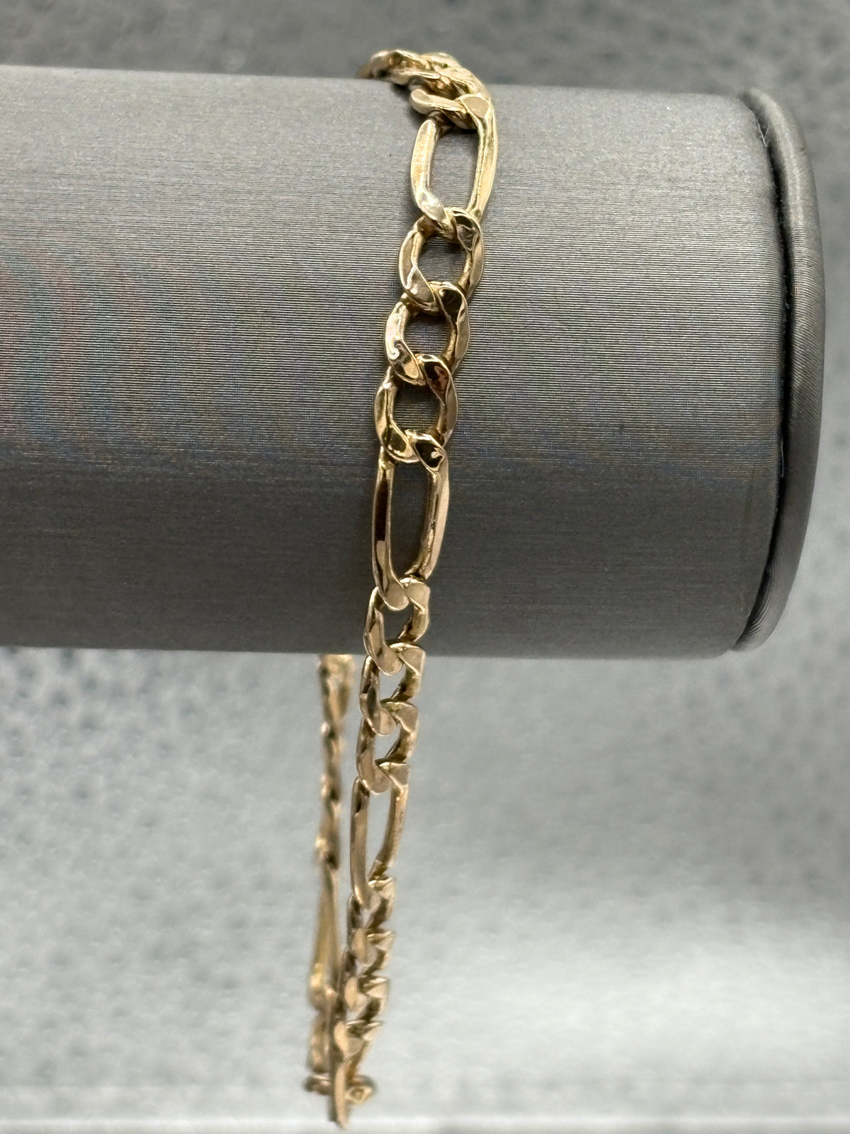View three of Ladies/Gents 14 Karat Yellow Gold Figero Bracelet